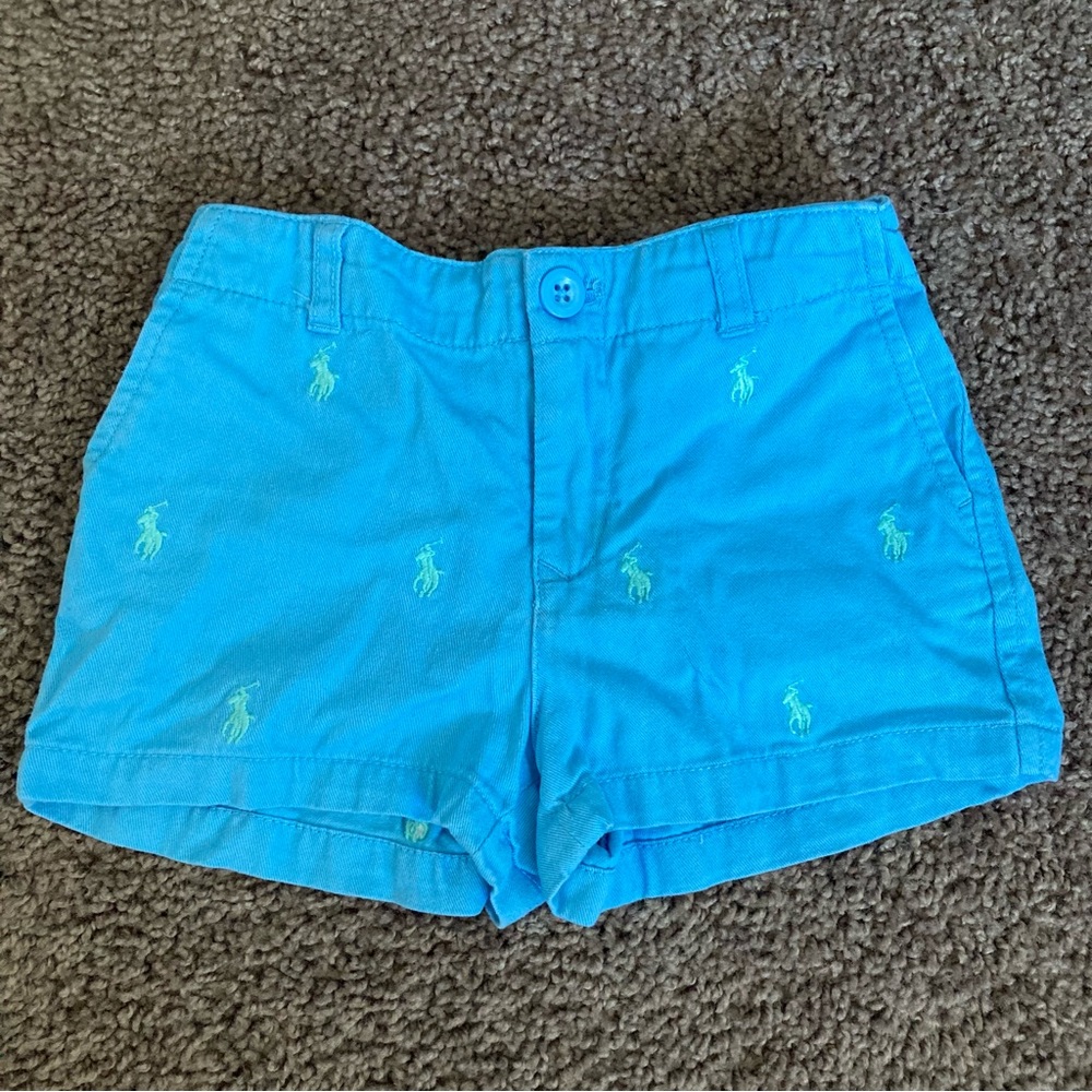 Ralph Lauren Shorts Size 18 Months Blue Green